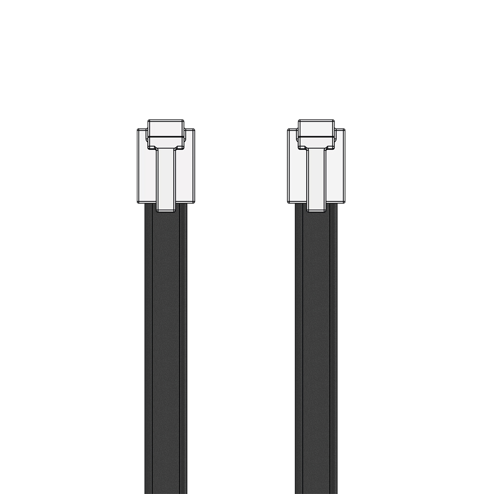 Datenkabel <br>Datenkabel (schwarz, beide Enden mit Modular- Stecker RJ12, 6P6C), 100 cm